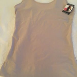 Yummie Scoop Neck Tank—color mushroom